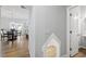 Hallway view features a play area and access to dining room and bathroom at 200 Gill Farm Way, Franklinton, NC 27525