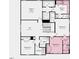 Second story floor plan featuring Owner's suite, bedrooms 2, 3, & 4, a loft and laundry at 200 Seagraves Creek Ln, Holly Springs, NC 27540