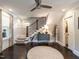 Bright entryway with staircase and decorative rug at 2303 Byrd St, Raleigh, NC 27608