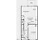 Detailed floorplan showcasing the layout of the first floor, including the kitchen and living areas at 269 Hank Way, Angier, NC 27501