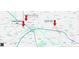 Map showing the property's proximity to North Hills and Crabtree Valley Mall at 2744 Laurelcherry St, Raleigh, NC 27612