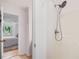 Shower with a shower head and view into a bedroom at 310 Heidinger Dr, Cary, NC 27511