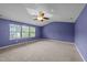 This bedroom is bright, large, and spacious, with plenty of room for furniture or a home office at 3705 Rivermist Dr, Raleigh, NC 27610