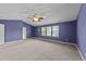 Bedroom with windows and doors and vaulted ceilings at 3705 Rivermist Dr, Raleigh, NC 27610