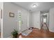 Inviting foyer features wood floors, natural light, and neutral wall colors at 4508 Alice Dr, Oxford, NC 27565