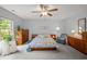 Beautifully decorated main bedroom featuring natural light, and tasteful decor throughout at 4508 Alice Dr, Oxford, NC 27565