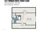 Third floor plan of 522 Finnbar Drive shows the attic, a bedroom, and a bathroom on the top floor at 522 Finnbar Dr, Cary, NC 27519