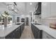 Modern kitchen with stainless steel appliances and marble countertops at 71012 Russell, Chapel Hill, NC 27517