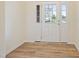 Inviting foyer with wood-look flooring and a bright, airy atmosphere at 72 S Grey Abbey Dr, Clayton, NC 27527