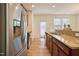 Stylish kitchen featuring stainless steel appliances and granite counters at 72 S Grey Abbey Dr, Clayton, NC 27527