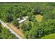 A home settled in a forest, providing a private, peaceful retreat at 8089 Crawford Currin Rd, Oxford, NC 27565