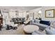 Cozy living room featuring a fireplace and stylish furniture, creating a welcoming space at 102 Bella Rose Drive, Chapel Hill, NC 27517