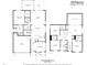 Detailed floor plan showcasing the layout of this 2723 sq ft home, including room dimensions at 105 Putters Ct, Durham, NC 27703