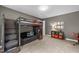 Bedroom showcasing a unique bunk bed setup with a lounge area at 10579 Evergreen Spring Pl, Raleigh, NC 27614