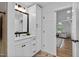 Bright bathroom with white cabinets and a sink area at 108 Vescova Ln, Morrisville, NC 27560