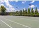 Community basketball court with lighting, landscaping, and ample space for recreation at 1085 Lobdale Ct, Burlington, NC 27215