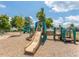 Community playground features slides, climbing structures, and play areas for children at 1085 Lobdale Ct, Burlington, NC 27215