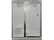 Glass enclosed shower with built in bench and shower head at 124 Teagarden Ct, Sanford, NC 27332