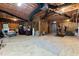 Spacious unfinished basement offering exposed framing, ductwork, and plenty of potential for customization at 1332 Kinsdale Dr, Raleigh, NC 27615