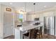 Modern kitchen featuring stainless steel appliances and a central island with seating at 1779 Walter Grissom Rd, Kittrell, NC 27544