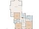 Detailed floor plan showcasing the layout of the second floor with bedrooms, bathrooms, and living spaces at 200 Cobblepoint Way, Holly Springs, NC 27540
