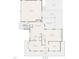 Floor plan showing the layout of the main level with kitchen, dining, and living areas at 200 Cobblepoint Way, Holly Springs, NC 27540