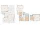 Comprehensive floor plans detailing the layout of each level including living spaces, bedrooms, and outdoor areas at 200 Cobblepoint Way, Holly Springs, NC 27540