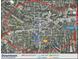 Aerial view of the Special Planning Area showing the Historic District and future park locations at 200 Walnut St, Cary, NC 27511