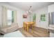 Open floorplan with dining area featuring lots of natural light at 2801B Cannada Ave, Durham, NC 27704