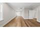 Bonus room with hardwood floors, neutral paint, and an abundance of natural light at 329 Broad Elm Ln, Apex, NC 27523