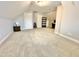 Spacious bonus room with carpet, neutral paint and good natural light at 4562 Brighton Ridge Dr, Apex, NC 27539