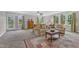 Spacious living room with a sitting area and decorative rug offering an inviting retreat at 4620 Gomar Ln, Fuquay Varina, NC 27526