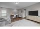 Comfortable bonus room with seating and desk at 78 Salt Cedar Ln, Chapel Hill, NC 27516