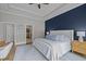 Spacious main bedroom with a view into the walk-in closet and an ensuite bath at 78 Salt Cedar Ln, Chapel Hill, NC 27516