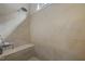 Tile shower with bench at 78 Salt Cedar Ln, Chapel Hill, NC 27516