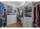 Custom walk-in closet with shelving at 78 Salt Cedar Ln, Chapel Hill, NC 27516