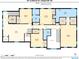 Second floor plan features bedrooms, bathrooms, laundry, and closets in this spacious house layout at 101 Collinson Dr, Chapel Hill, NC 27514