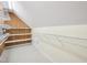 Attic storage area with built-in shelves perfect for organizing your belongings at 113 Bergeron Way, Cary, NC 27519