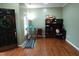 Cozy home office with natural light and hardwood floors at 114 Calebra Way, Cary, NC 27519