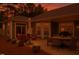 Spacious back patio with outdoor seating area and barbecue grill, perfect for entertaining and relaxation at 1357 Prevenient Dr, Wake Forest, NC 27587