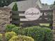 Close up of The Courtyards at Heritage Grove community sign at 1357 Prevenient Dr, Wake Forest, NC 27587