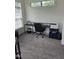 Flex room includes desk, printer, storage and room for exercise equipment at 1357 Prevenient Dr, Wake Forest, NC 27587