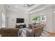Inviting living room with neutral decor, plush seating, and a large window providing natural light at 1357 Prevenient Dr, Wake Forest, NC 27587