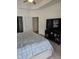 Comfortable main bedroom with a large closet and neutral decor at 1357 Prevenient Dr, Wake Forest, NC 27587