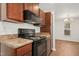 Close-up of kitchen countertops and appliances at 1506 Golden Bell Dr, Raleigh, NC 27610