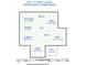 Layout of first floor showing kitchen, dining, Gathering, bath, bedrooms, sun room and porch with approximate dimensions at 1912 Parkside Village Dr, Clayton, NC 27520