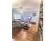 Living room featuring seating, a ceiling fan, and a television at 2221 Delaney Dr # 112, Burlington, NC 27215