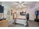 Cozy bedroom with a fan, decor, closet, and plenty of room for your comfort at 275 Eagle Stone Rdg, Youngsville, NC 27596
