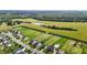 Houses with large, well-manicured lawns line the neighborhood, adjacent to an expansive green field at 319 Brinkley Cir, Mebane, NC 27302
