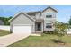 Charming two-story home with a two-car garage, manicured lawn, and inviting front entrance at 328 Avery Meadows Dr, Smithfield, NC 27577